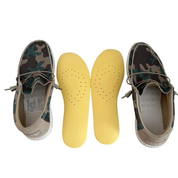Hey Dude Wally Sox Safari Camo Slip On Shoes Size 9 main image 6